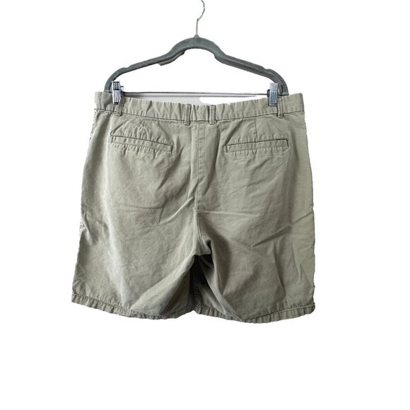 Gap Y2K Vintage Vibes Boyfriend Khaki Shorts Sz 12 Preppy Utility Coastal Beachy - Picture 2 of 15